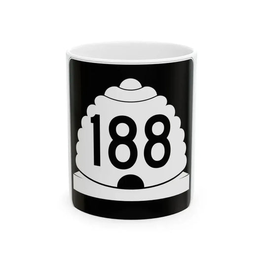 Utah SR 188 (Utah) (Road Sign) White Coffee Mug 11oz - Go Mug Yourself