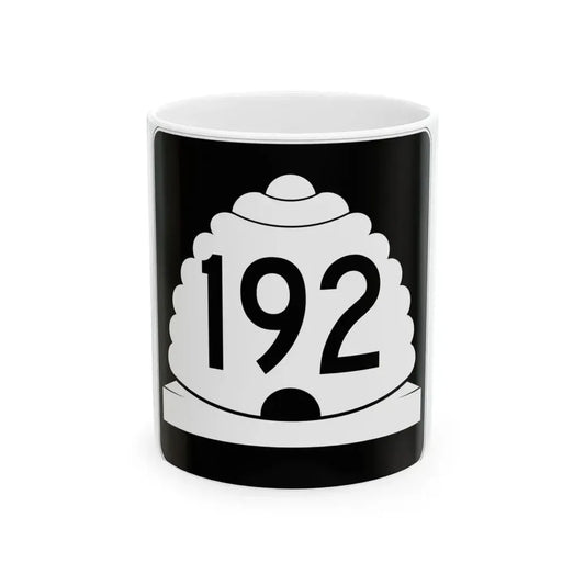 Utah SR 192 (Utah) (Road Sign) White Coffee Mug 11oz - Go Mug Yourself