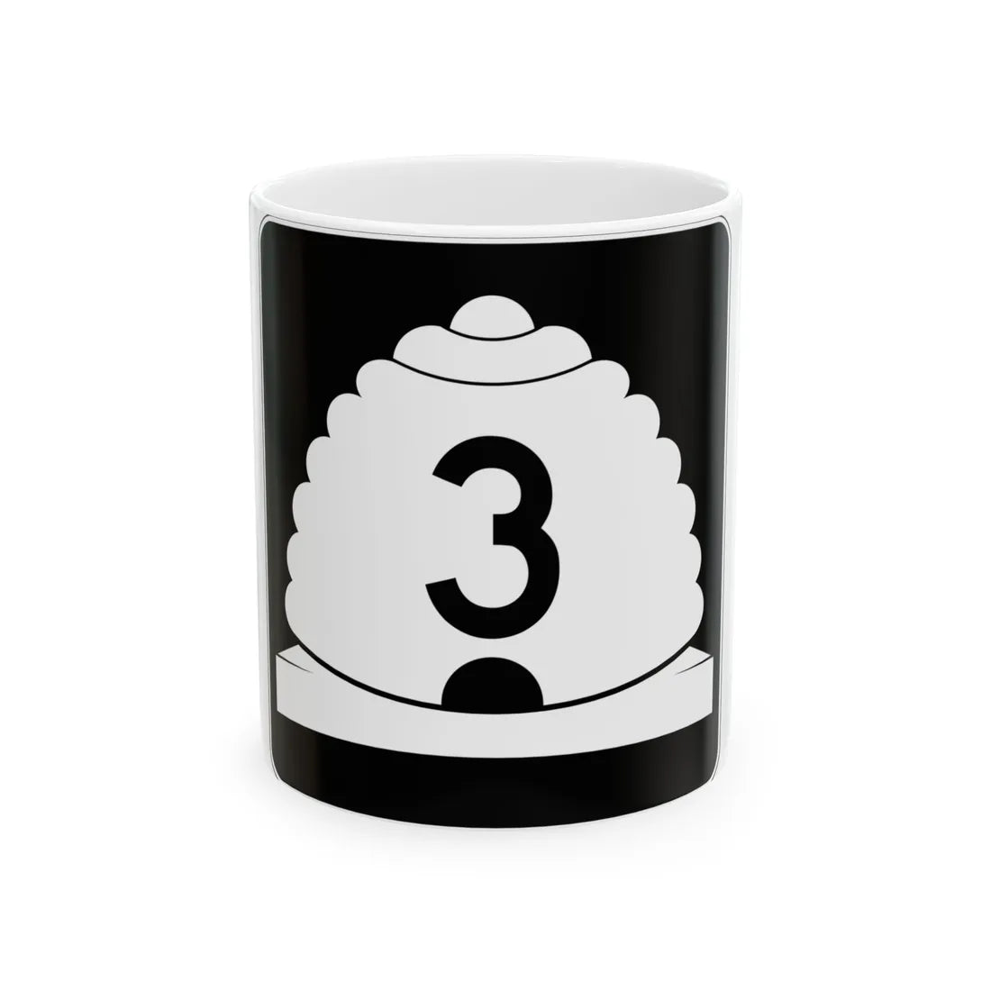 Utah SR 3 (Utah) (Road Sign) White Coffee Mug 11oz - Go Mug Yourself