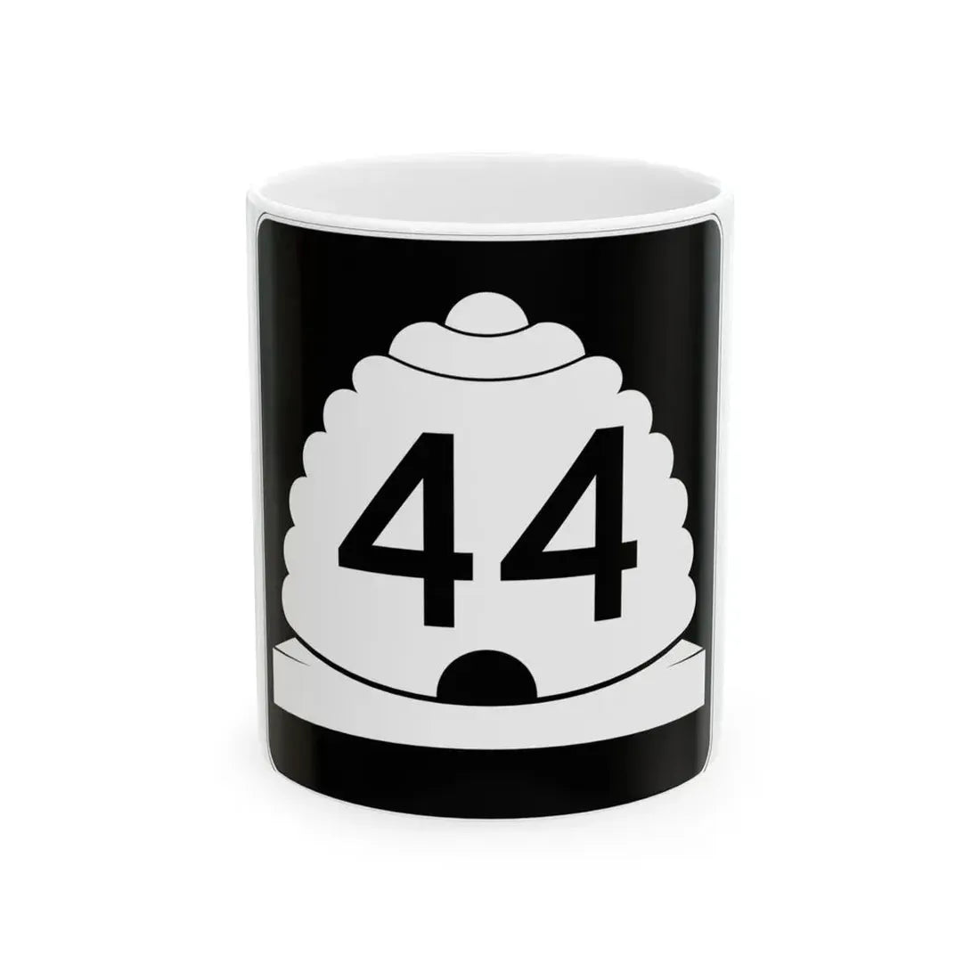 Utah SR 44 (Utah) (Road Sign) White Coffee Mug 11oz - Go Mug Yourself