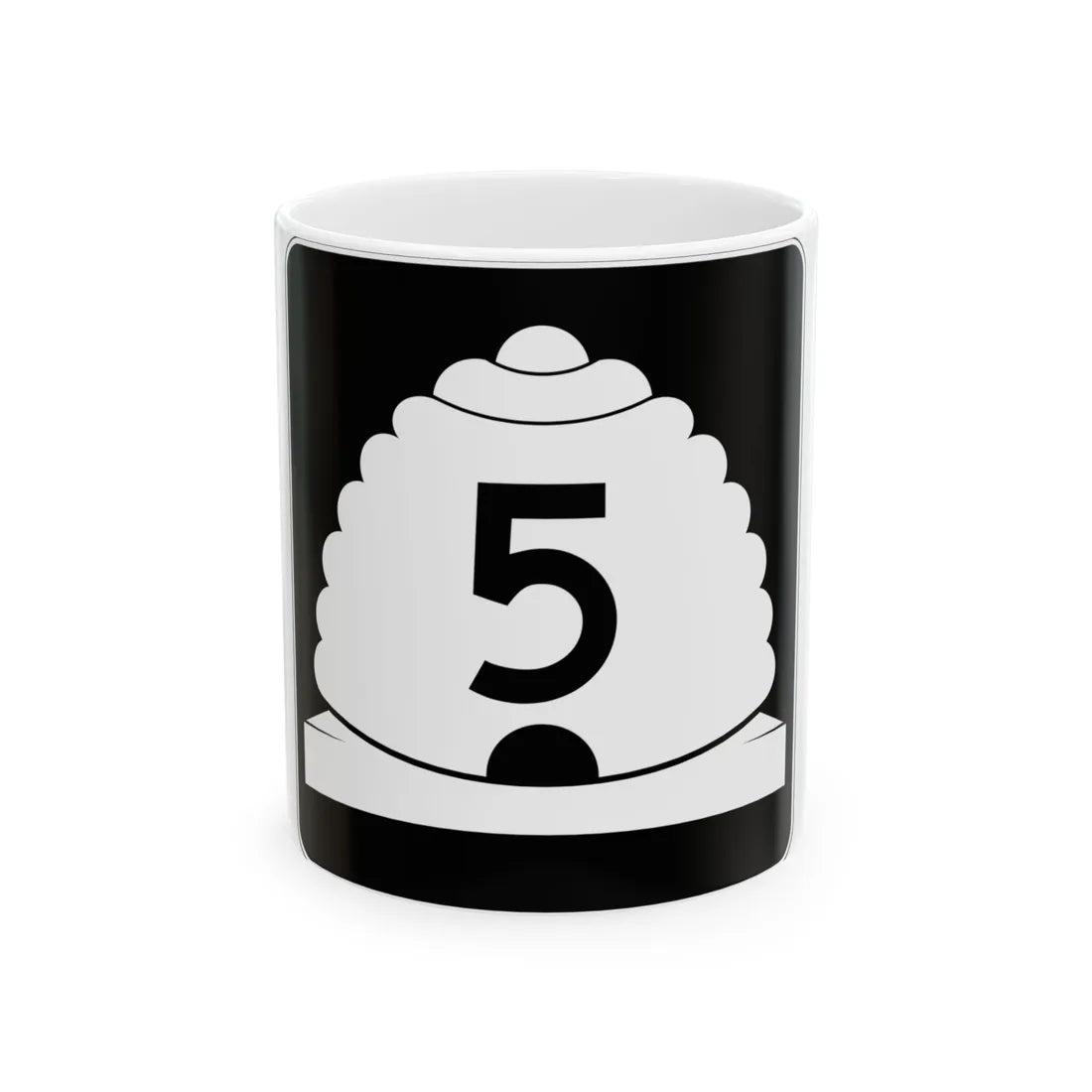 Utah SR 5 (Utah) (Road Sign) White Coffee Mug 11oz - Go Mug Yourself