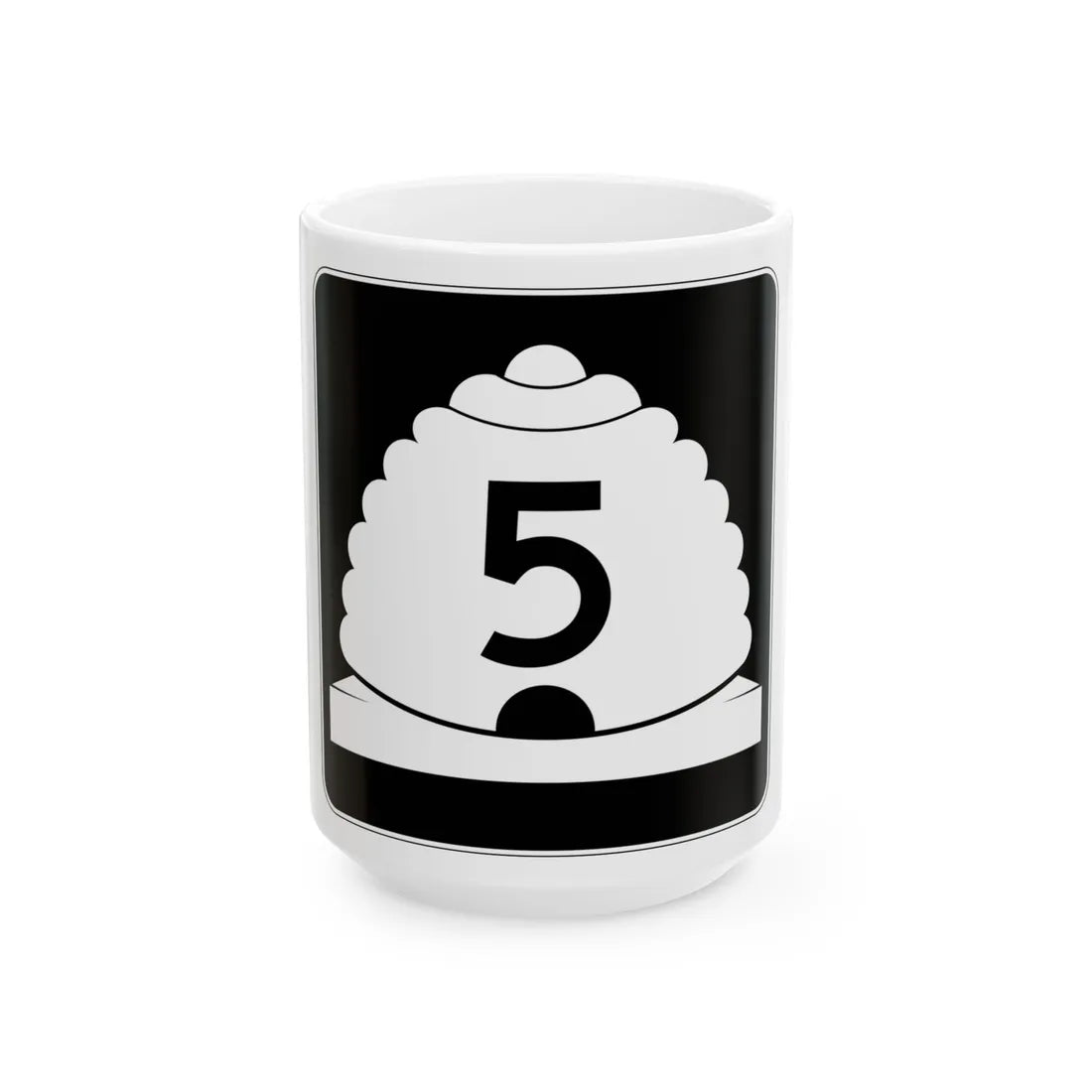 Utah SR 5 (Utah) (Road Sign) White Coffee Mug 15oz - Go Mug Yourself
