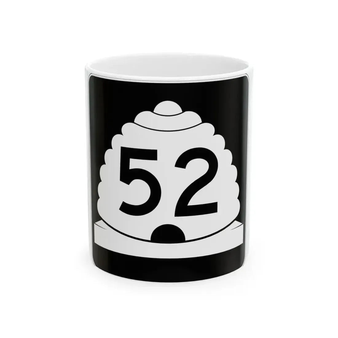 Utah SR 52 (Utah) (Road Sign) White Coffee Mug 11oz - Go Mug Yourself