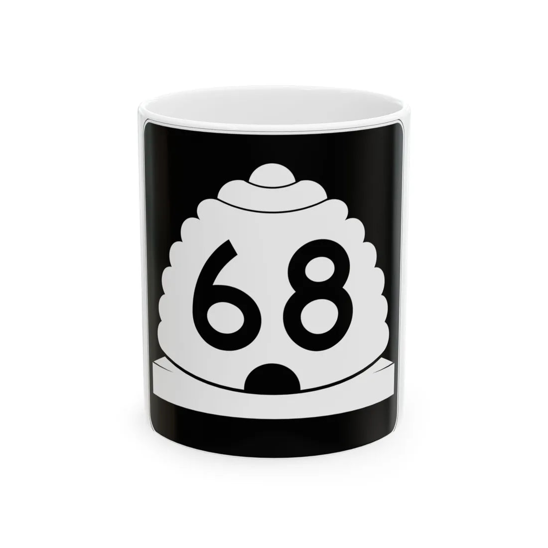 Utah SR 68 (Utah) (Road Sign) White Coffee Mug 11oz - Go Mug Yourself