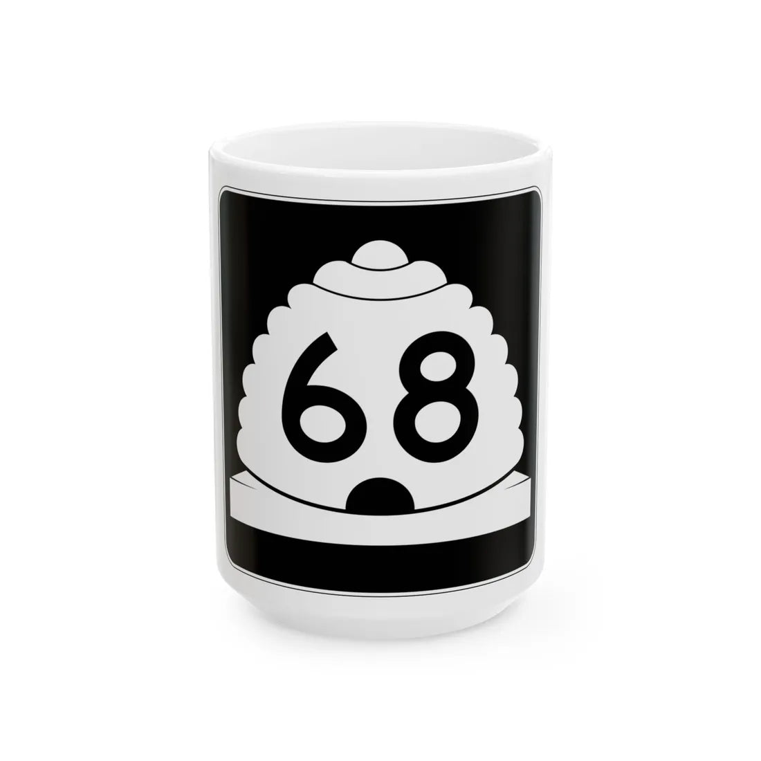 Utah SR 68 (Utah) (Road Sign) White Coffee Mug 15oz - Go Mug Yourself