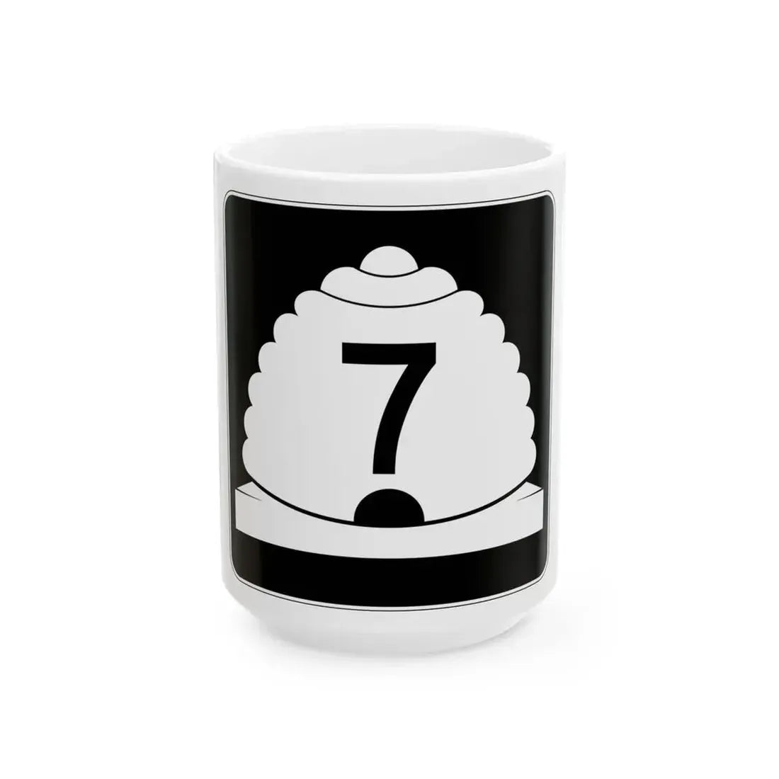 Utah SR 7 (Utah) (Road Sign) White Coffee Mug 15oz - Go Mug Yourself
