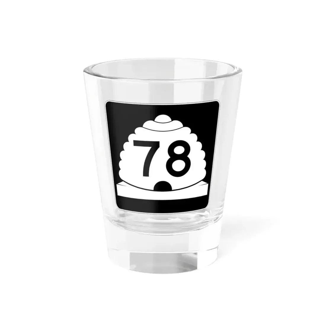 Utah SR 78 (Utah) (Road Sign) Shot Glass 1.5oz 1.5oz - Go Mug Yourself