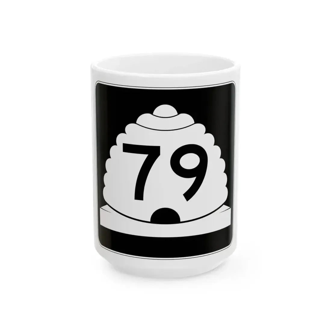 Utah SR 79 (Utah) (Road Sign) White Coffee Mug 15oz - Go Mug Yourself