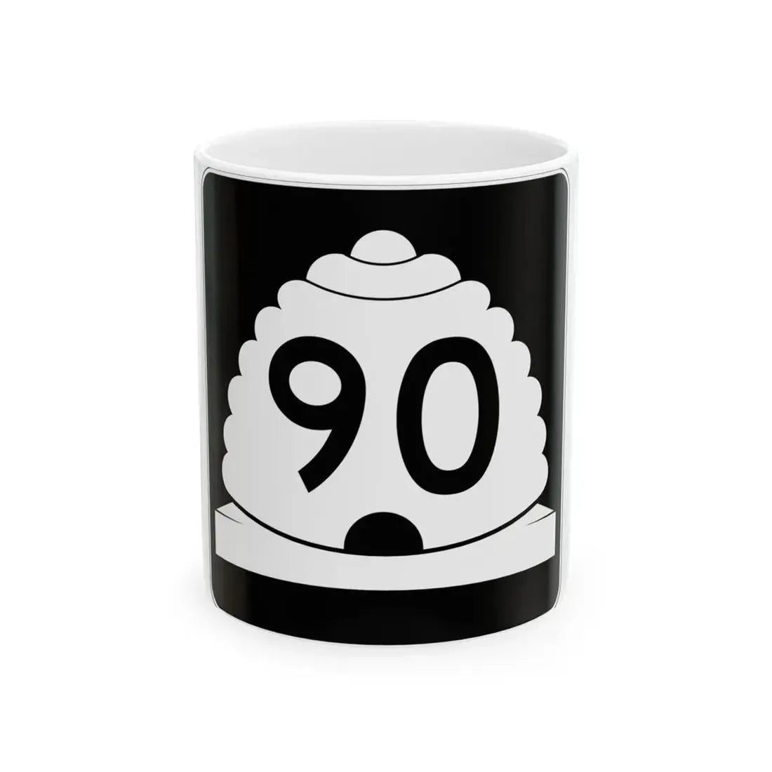 Utah SR 90 (Utah) (Road Sign) White Coffee Mug 11oz - Go Mug Yourself