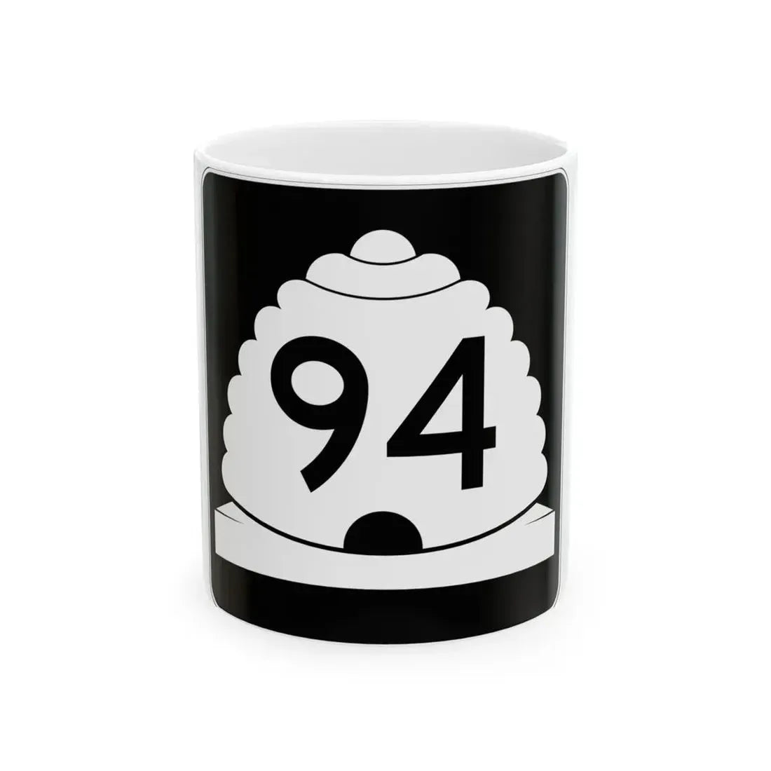 Utah SR 94 (Utah) (Road Sign) White Coffee Mug 11oz - Go Mug Yourself