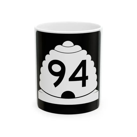 Utah SR 94 (Utah) (Road Sign) White Coffee Mug 11oz - Go Mug Yourself