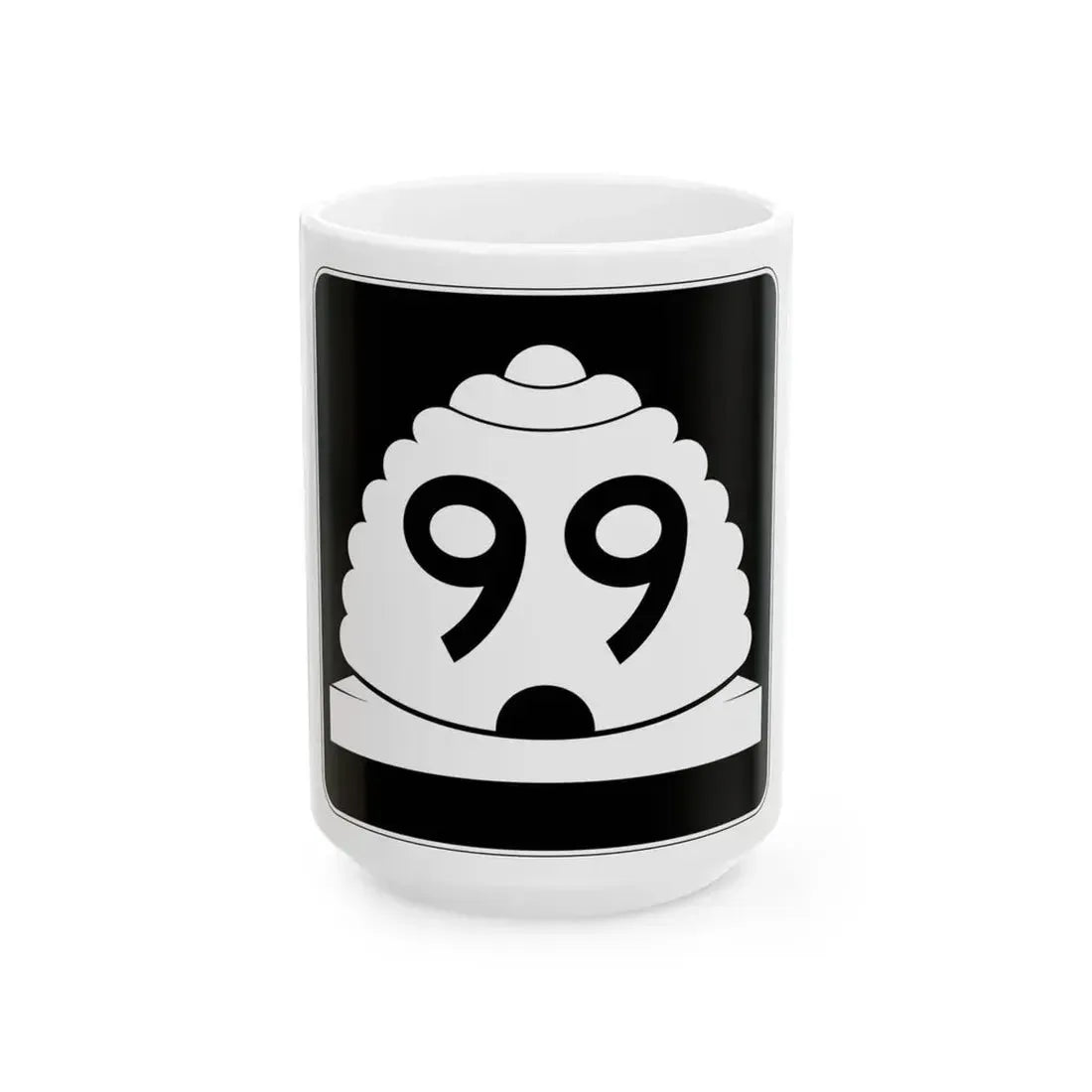 Utah SR 99 (Utah) (Road Sign) White Coffee Mug 15oz - Go Mug Yourself