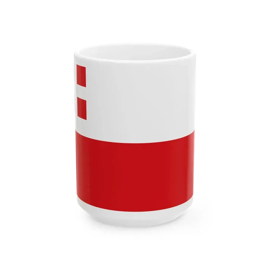 Utrecht province-Flag (Netherlands) White Coffee Mug 15oz - Go Mug Yourself