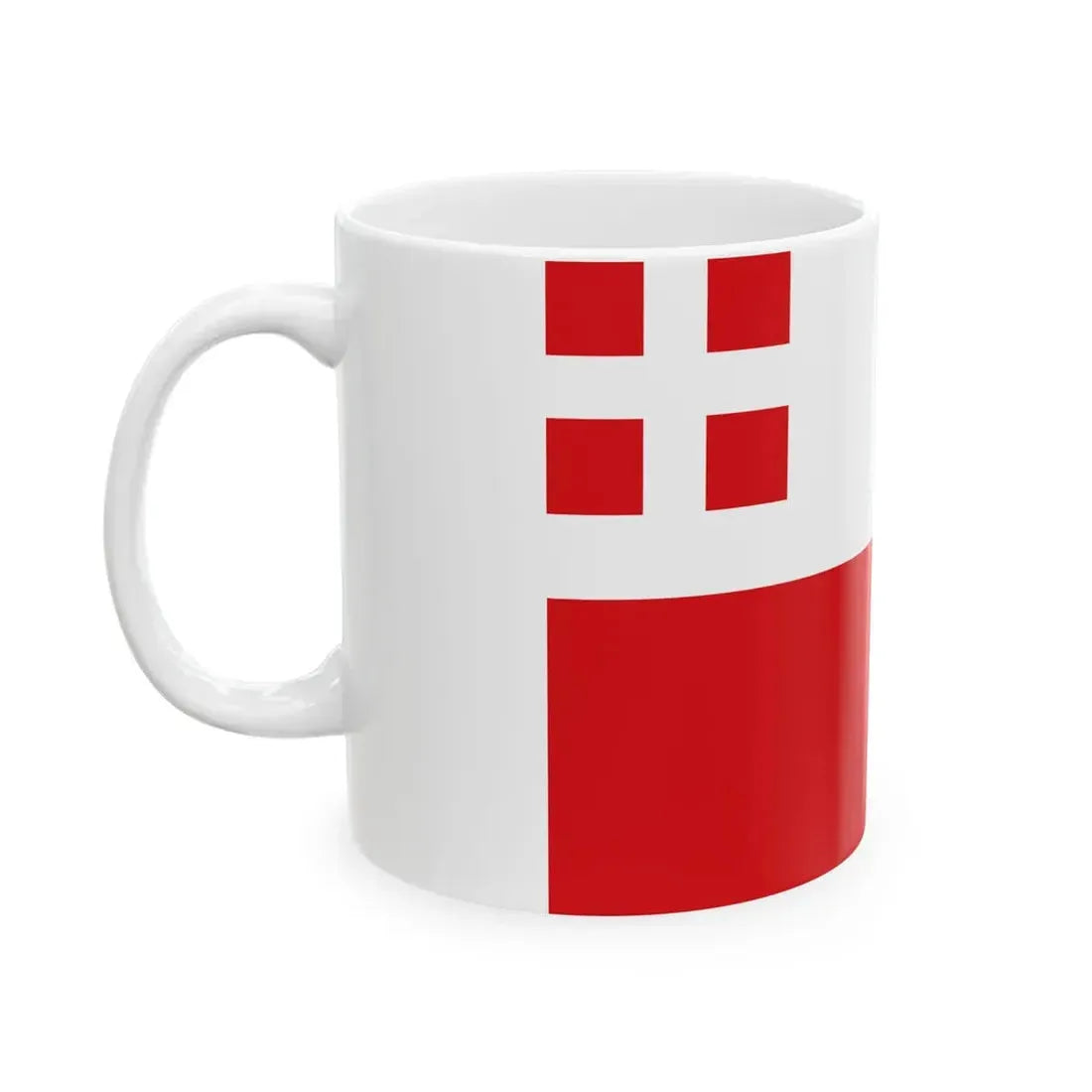 Utrecht province-Flag (Netherlands) White Coffee Mug - Go Mug Yourself