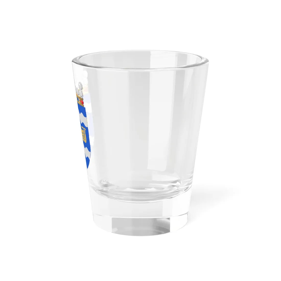 Uudenmaan historiallisen maakunnan vaakuna (Finland) (Coat of Arms) Shot Glass 1.5oz - Go Mug Yourself
