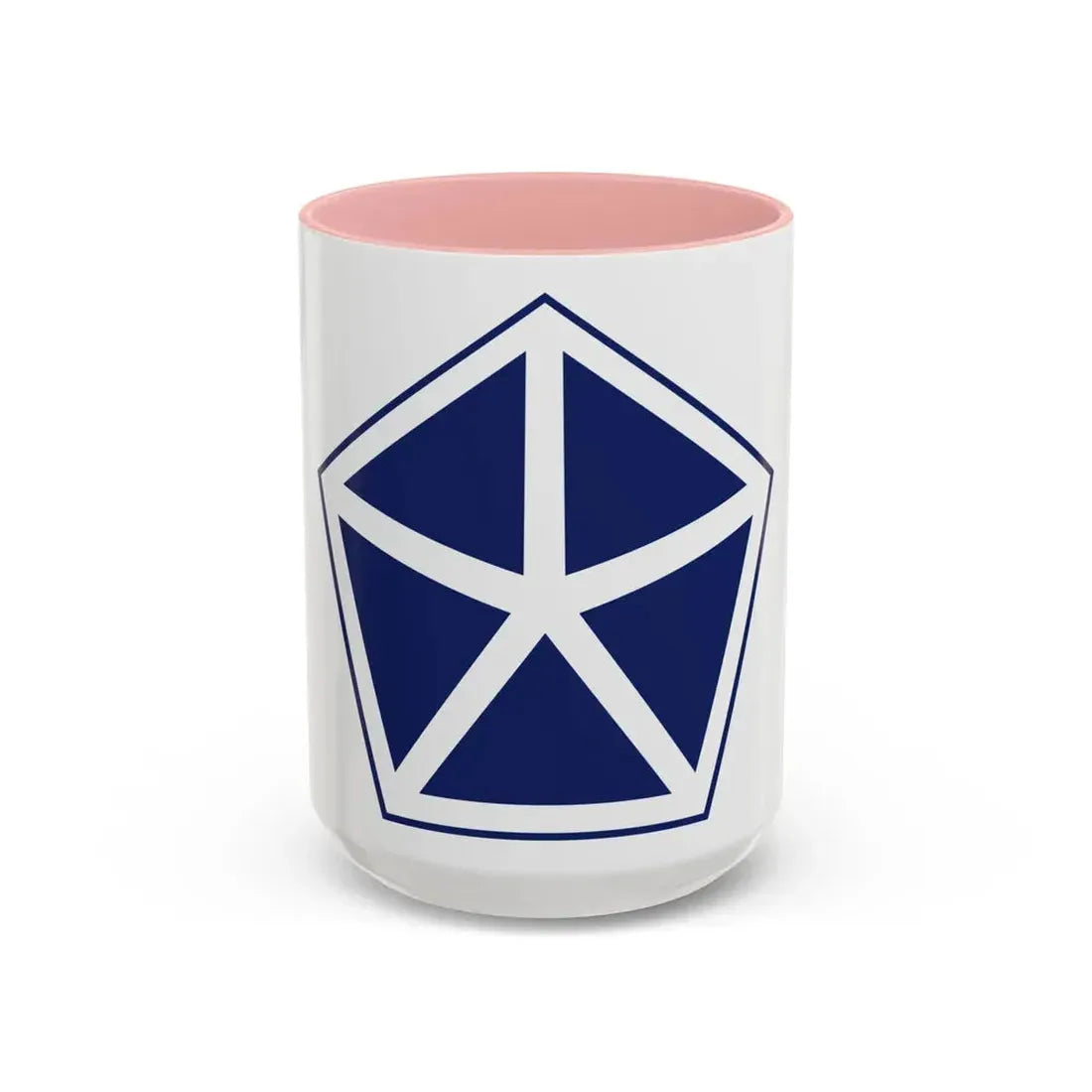 V Corps United States (U.S. Army) Accent Coffee Mug 15oz Pink - Go Mug Yourself