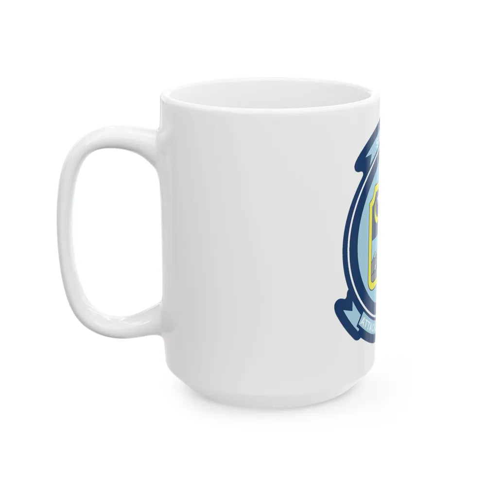 VA 163 SAINTS (U.S. Navy) White Coffee Mug-Go Mug Yourself