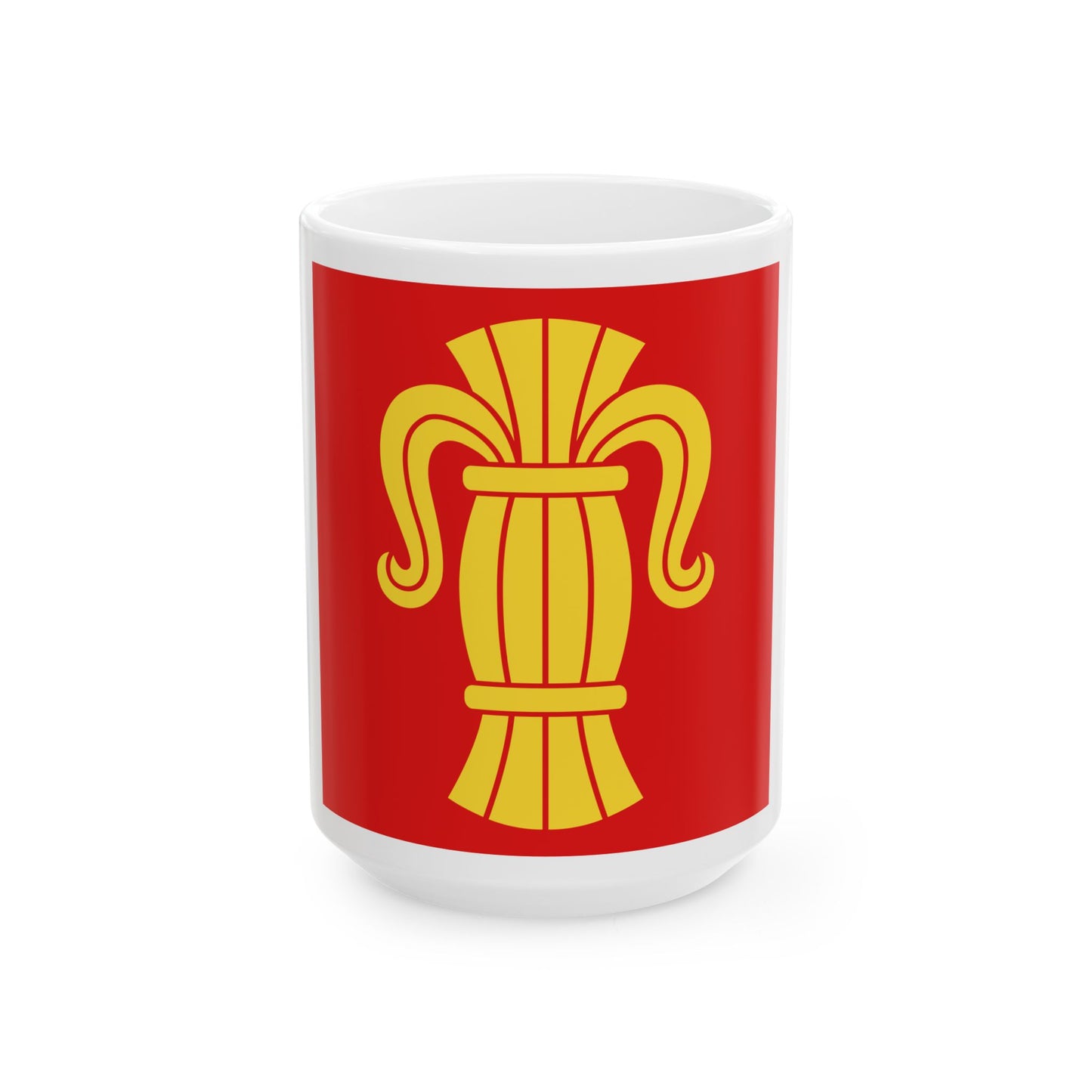 Vaasa.lippu (Finland) White Coffee Mug-15oz-Go Mug Yourself