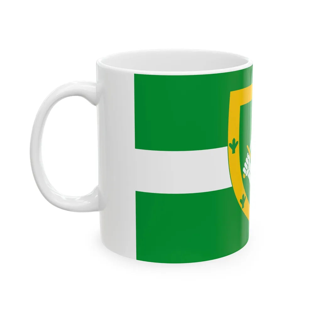 Valga valla lipp (Estonia) White Coffee Mug - Go Mug Yourself