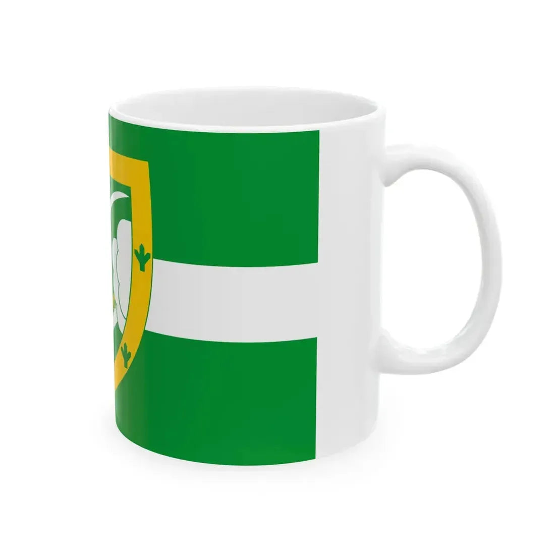 Valga valla lipp (Estonia) White Coffee Mug - Go Mug Yourself