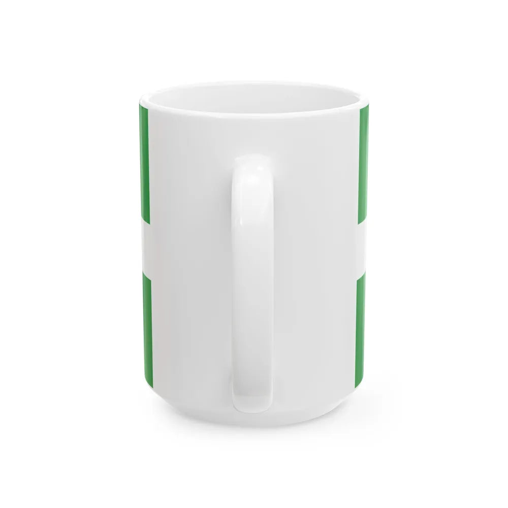 Valga valla lipp (Estonia) White Coffee Mug - Go Mug Yourself