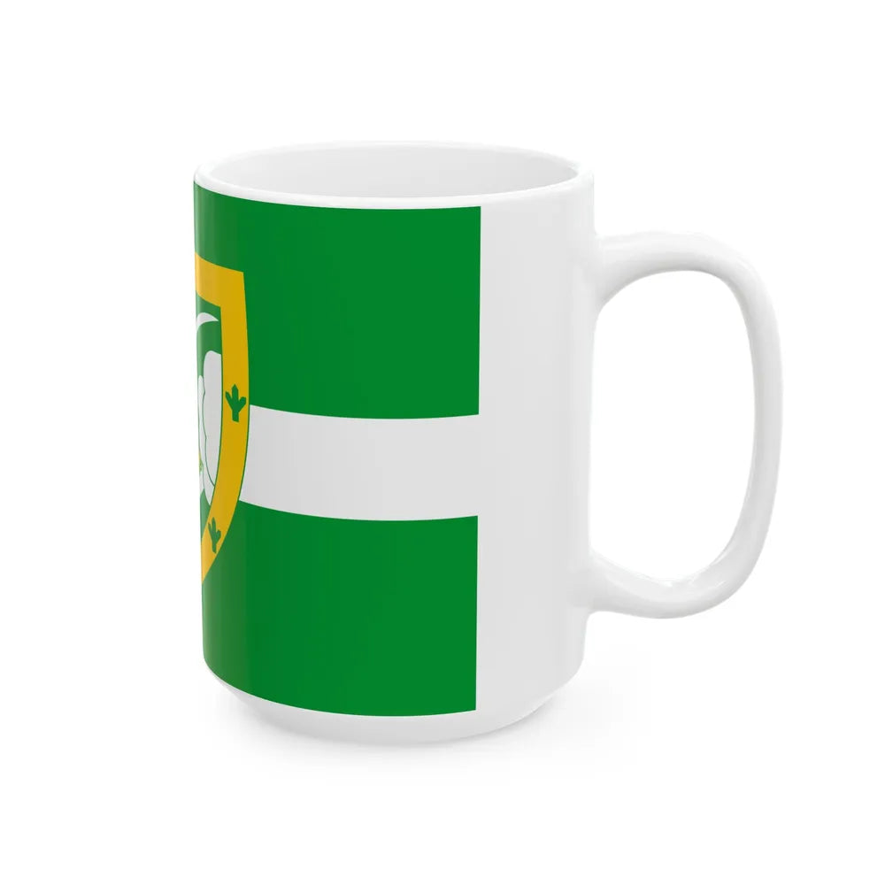 Valga valla lipp (Estonia) White Coffee Mug - Go Mug Yourself