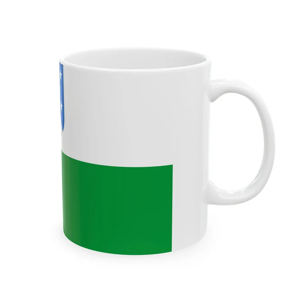 Valgamaa lipp (Estonia) White Coffee Mug - Go Mug Yourself