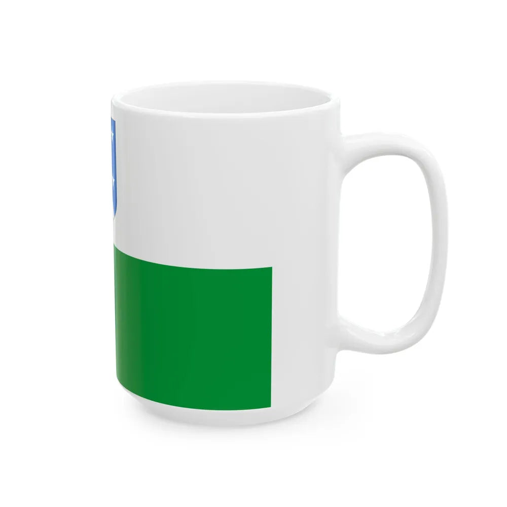 Valgamaa lipp (Estonia) White Coffee Mug - Go Mug Yourself