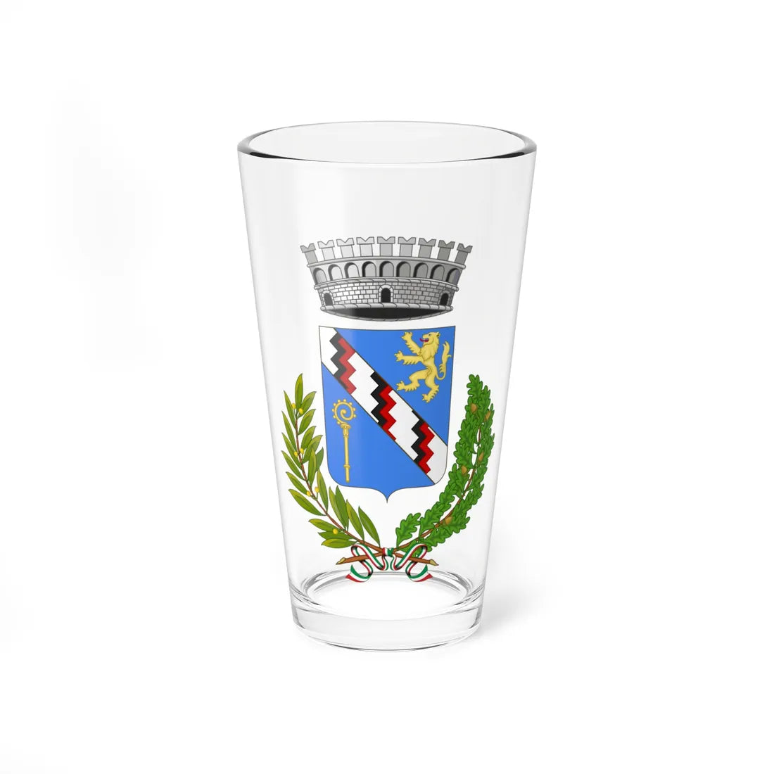 Valgrisenche-Stemma (Italy) (Coat of Arms) Pint Glass 16oz 16oz - Go Mug Yourself