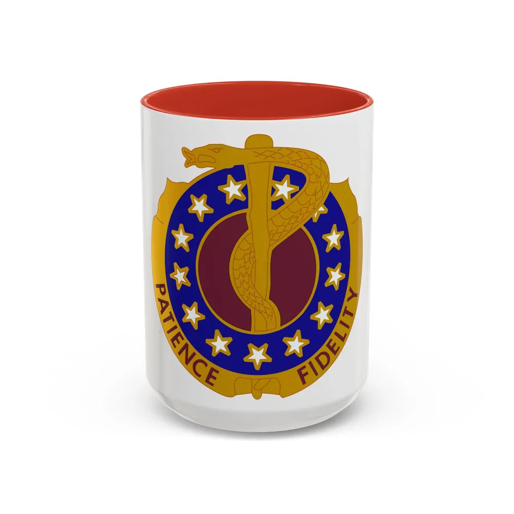Valley Forge General Hospital (U.S. Army) Accent Coffee Mug 15oz Red - Go Mug Yourself