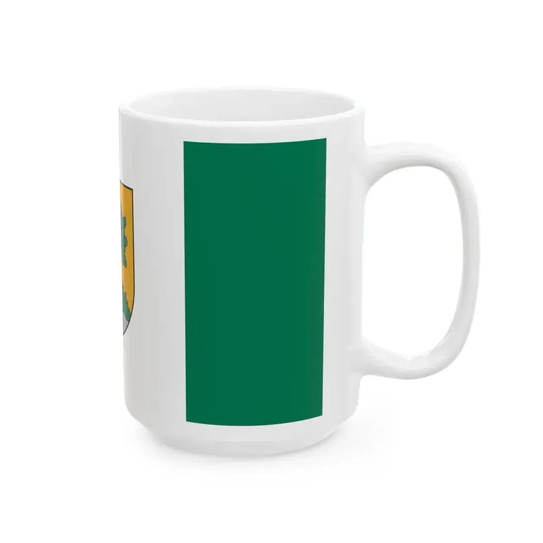 Valmieras novada karogs (Latvia) White Coffee Mug - Go Mug Yourself