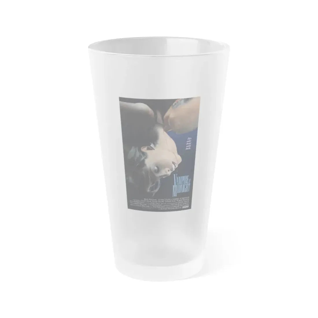VAMPIRE AT MIDNIGHT 1988 Movie Poster - Frosted Pint Glass 16oz Default Title - Go Mug Yourself