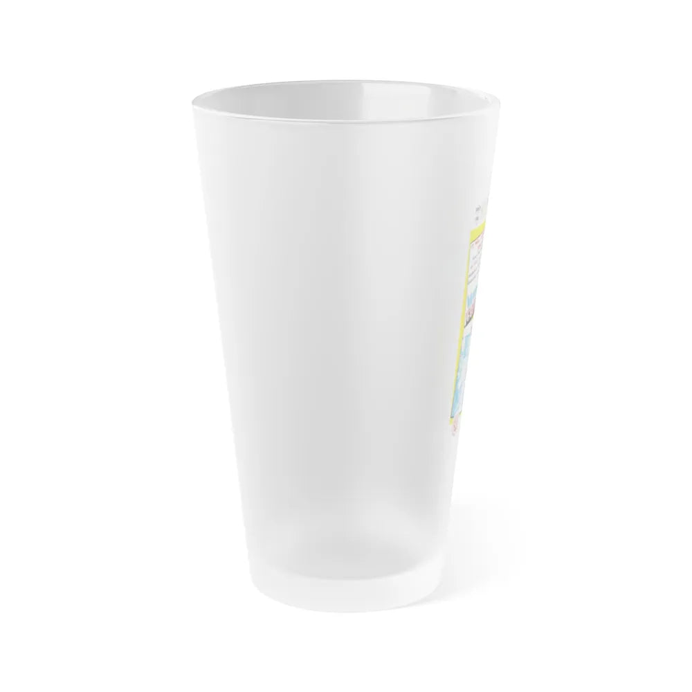 VAMPIRE'S COFFIN + THE ROBOT VS THE AZTEC MUMMY 1964 Movie Poster - Frosted Pint Glass 16oz-Go Mug Yourself