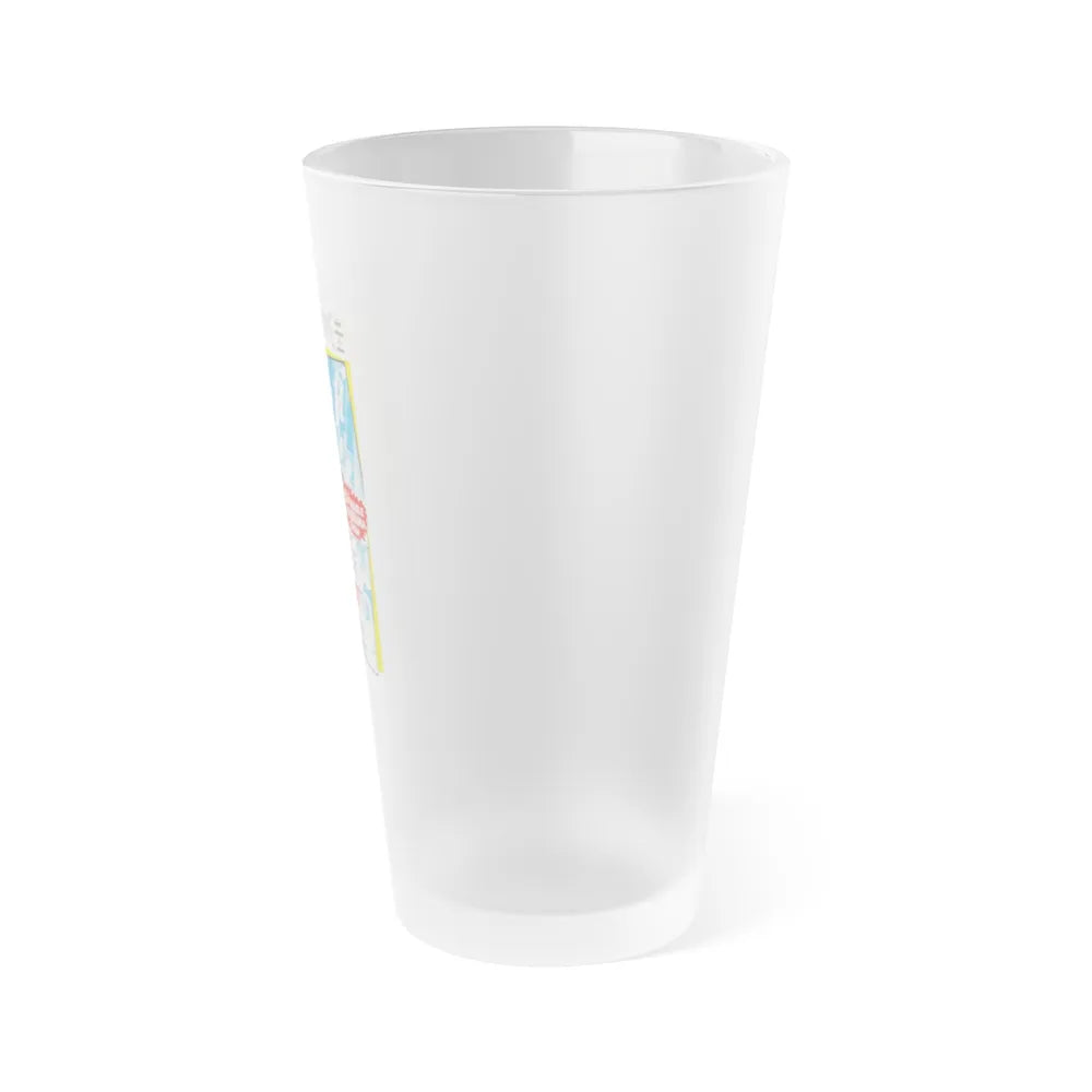 VAMPIRE'S COFFIN + THE ROBOT VS THE AZTEC MUMMY 1964 Movie Poster - Frosted Pint Glass 16oz-Go Mug Yourself