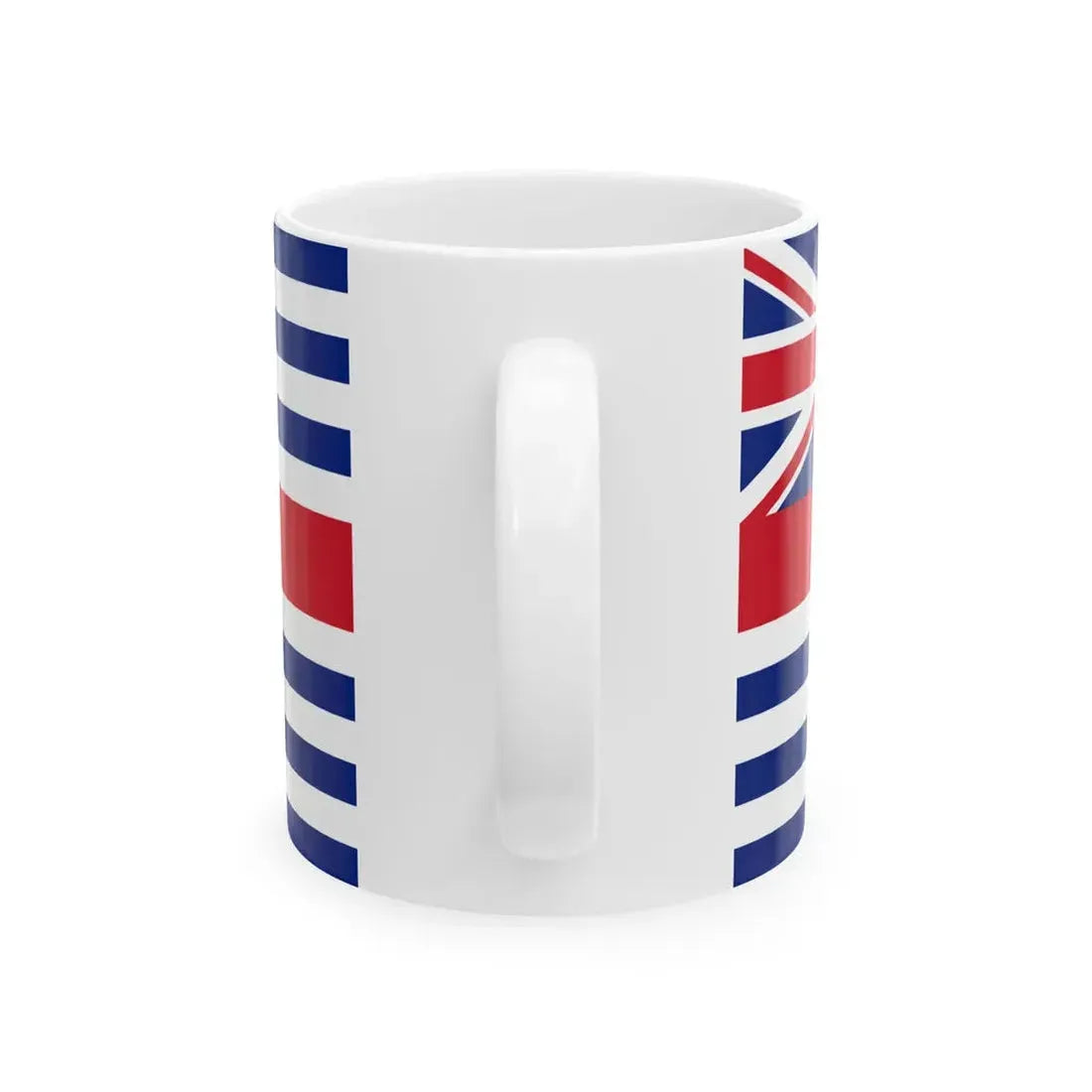 Van Diemens Land Unofficial Merchant Ensign before 1875 (Australia) White Coffee Mug - Go Mug Yourself