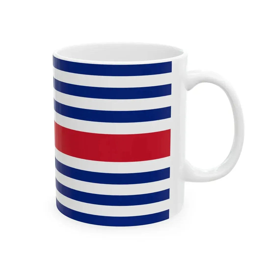 Van Diemens Land Unofficial Merchant Ensign before 1875 (Australia) White Coffee Mug - Go Mug Yourself