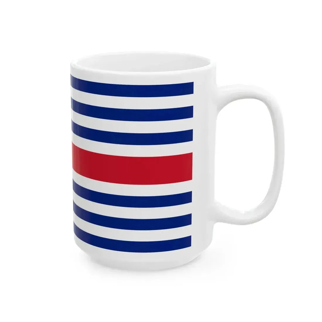 Van Diemens Land Unofficial Merchant Ensign before 1875 (Australia) White Coffee Mug - Go Mug Yourself