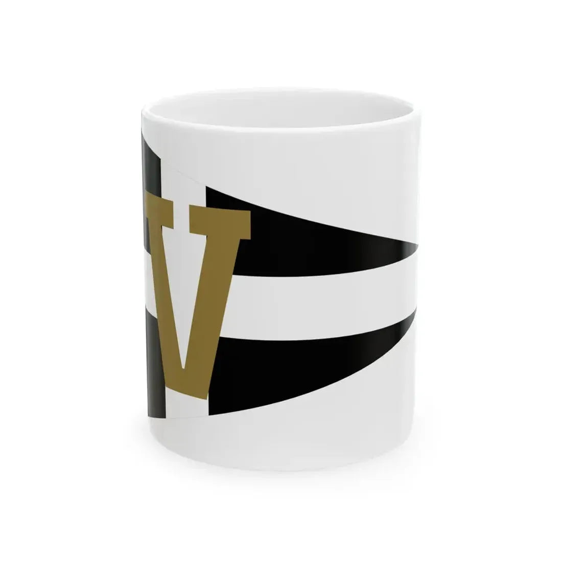 Vanderbilt burgee (United States) White Coffee Mug 11oz - Go Mug Yourself
