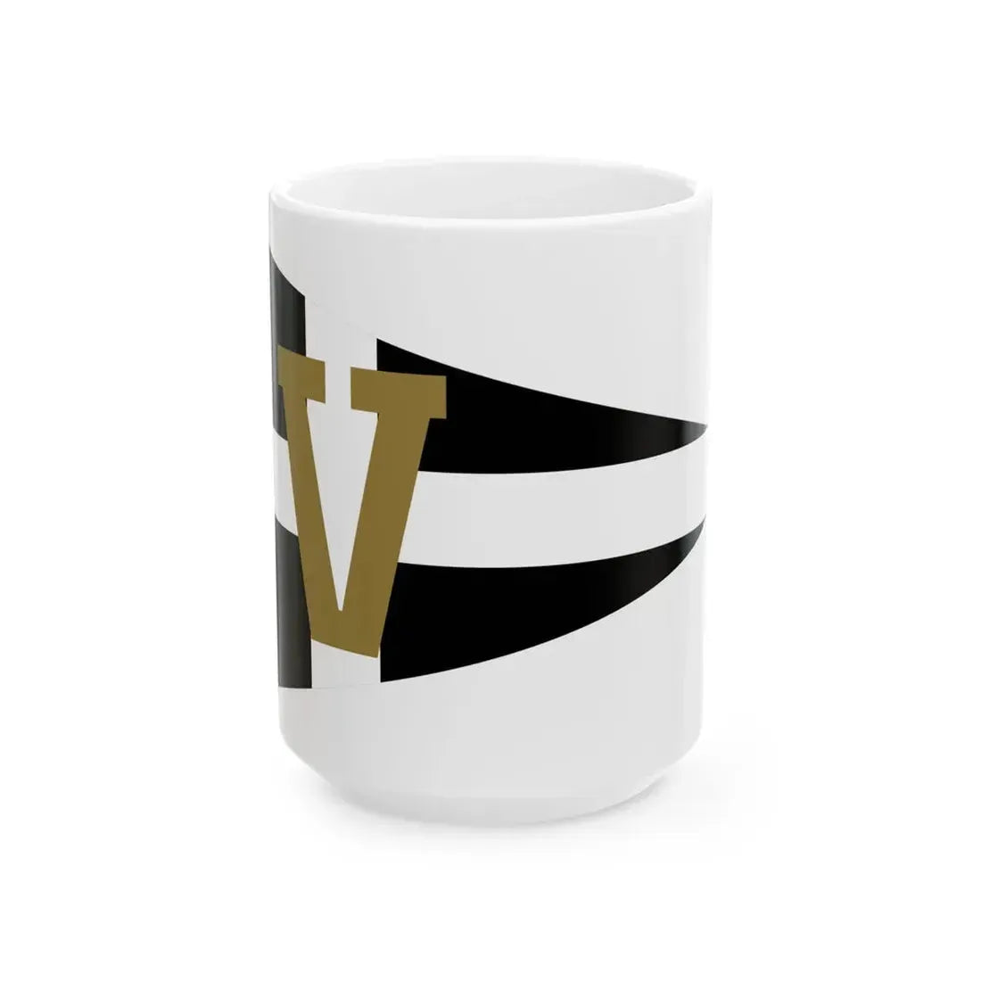 Vanderbilt burgee (United States) White Coffee Mug 15oz - Go Mug Yourself