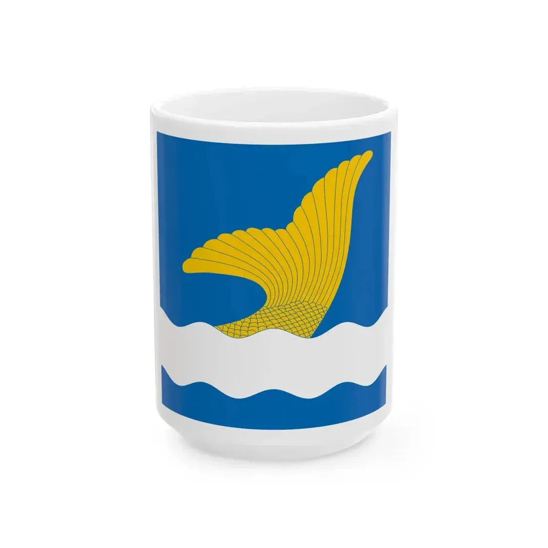 Vantaa.lippu (Finland) White Coffee Mug 15oz - Go Mug Yourself