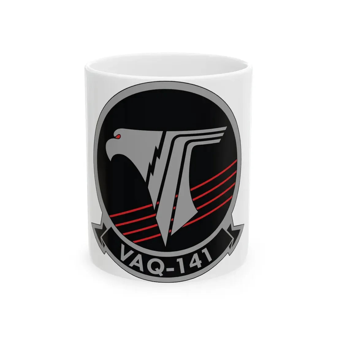 VAQ 141 Electronic Attack Squadron 141 (U.S. Navy) White Coffee Mug - Go Mug Yourself