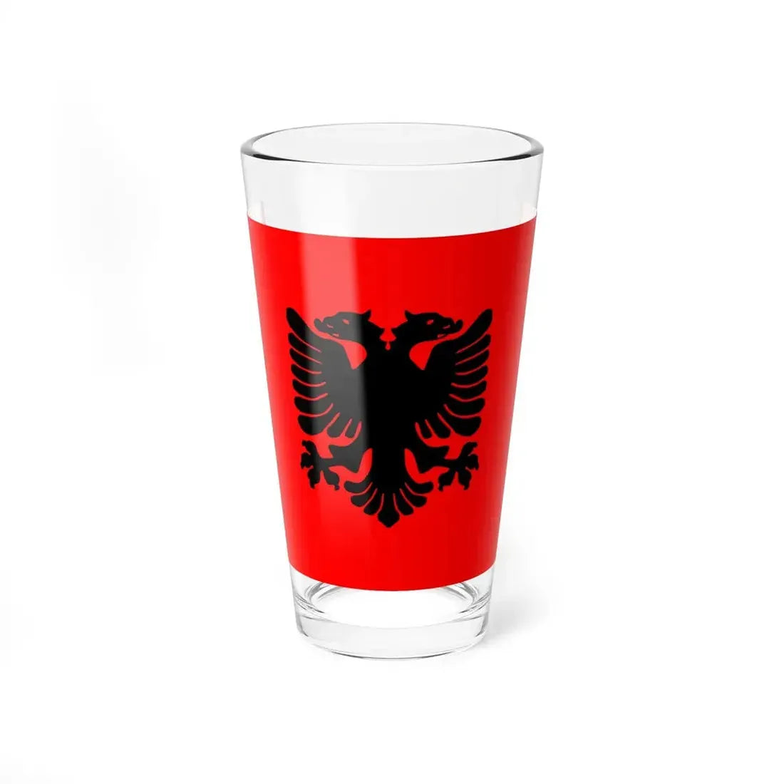 Variant eagle flag of Albania (Albania) Pint Glass 16oz 16oz - Go Mug Yourself