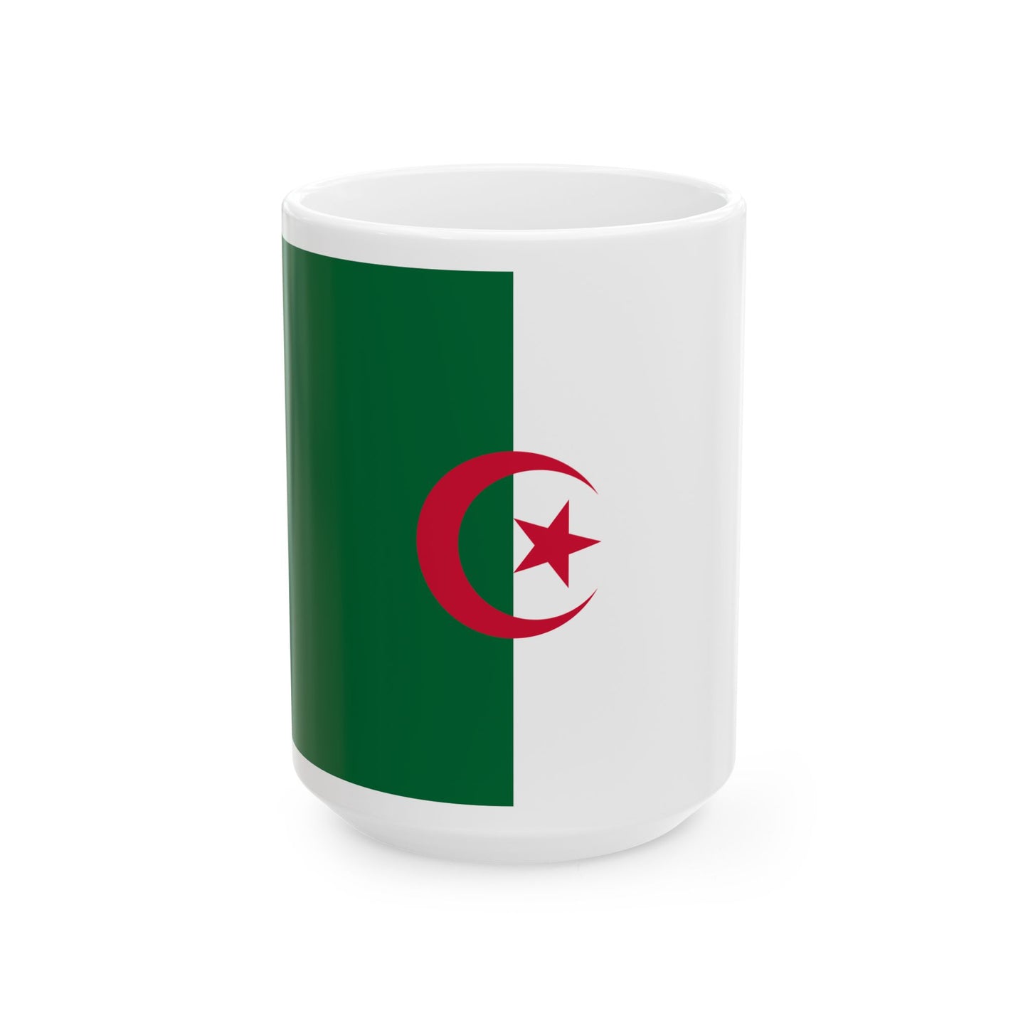 Variant flag of the GPRA 1958-1962 (Algeria) White Coffee Mug-15oz-Go Mug Yourself