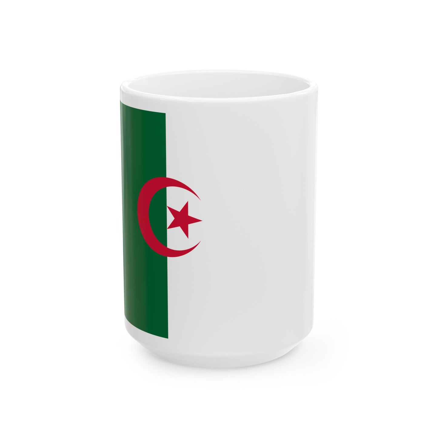 Variant flag of the GPRA 1962 (Algeria) White Coffee Mug-15oz-Go Mug Yourself