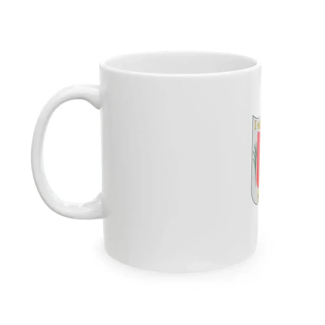 Variant flag of Tlaxcala on field of white (Mexico) White Coffee Mug - Go Mug Yourself