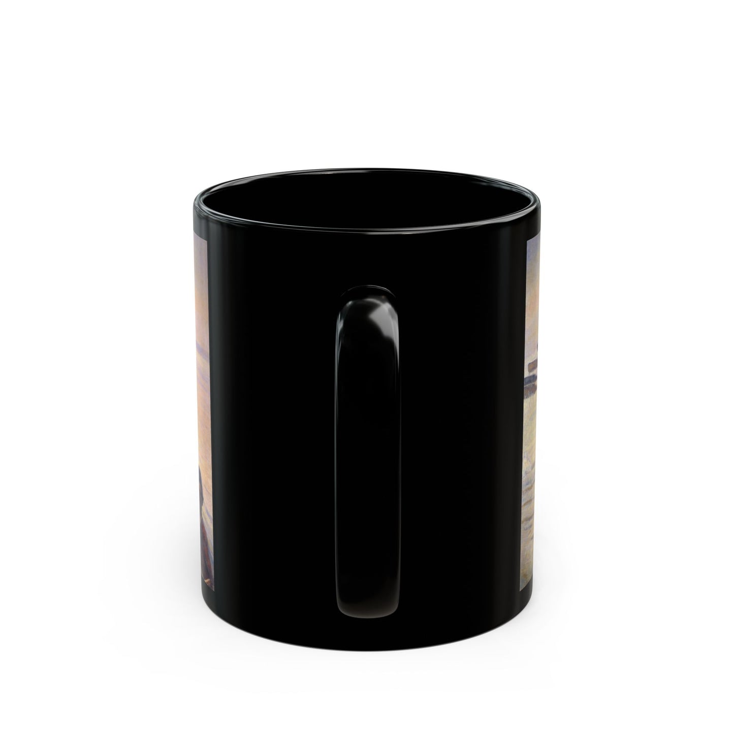 Vasily Ivanovich Surikov (1848-1916) Stepan Razin - Black Coffee Mug-Go Mug Yourself