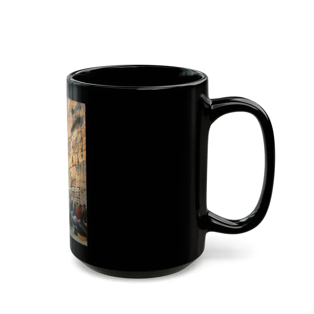 Vasily Vereshchagin (1842-1904) Solomon's Wall - Black Coffee Mug - Go Mug Yourself