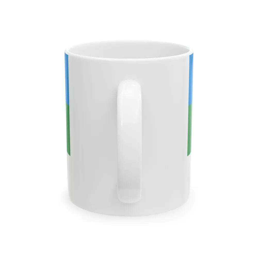 Vaste-Kuuste valla lipp (Estonia) White Coffee Mug - Go Mug Yourself