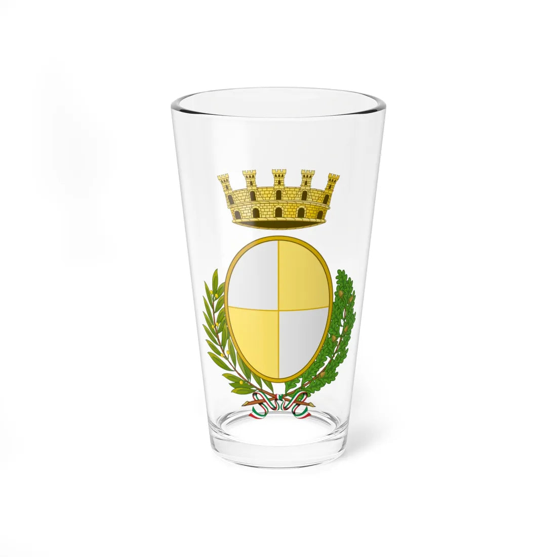 Vasto-Stemma (Italy) (Coat of Arms) Pint Glass 16oz 16oz - Go Mug Yourself