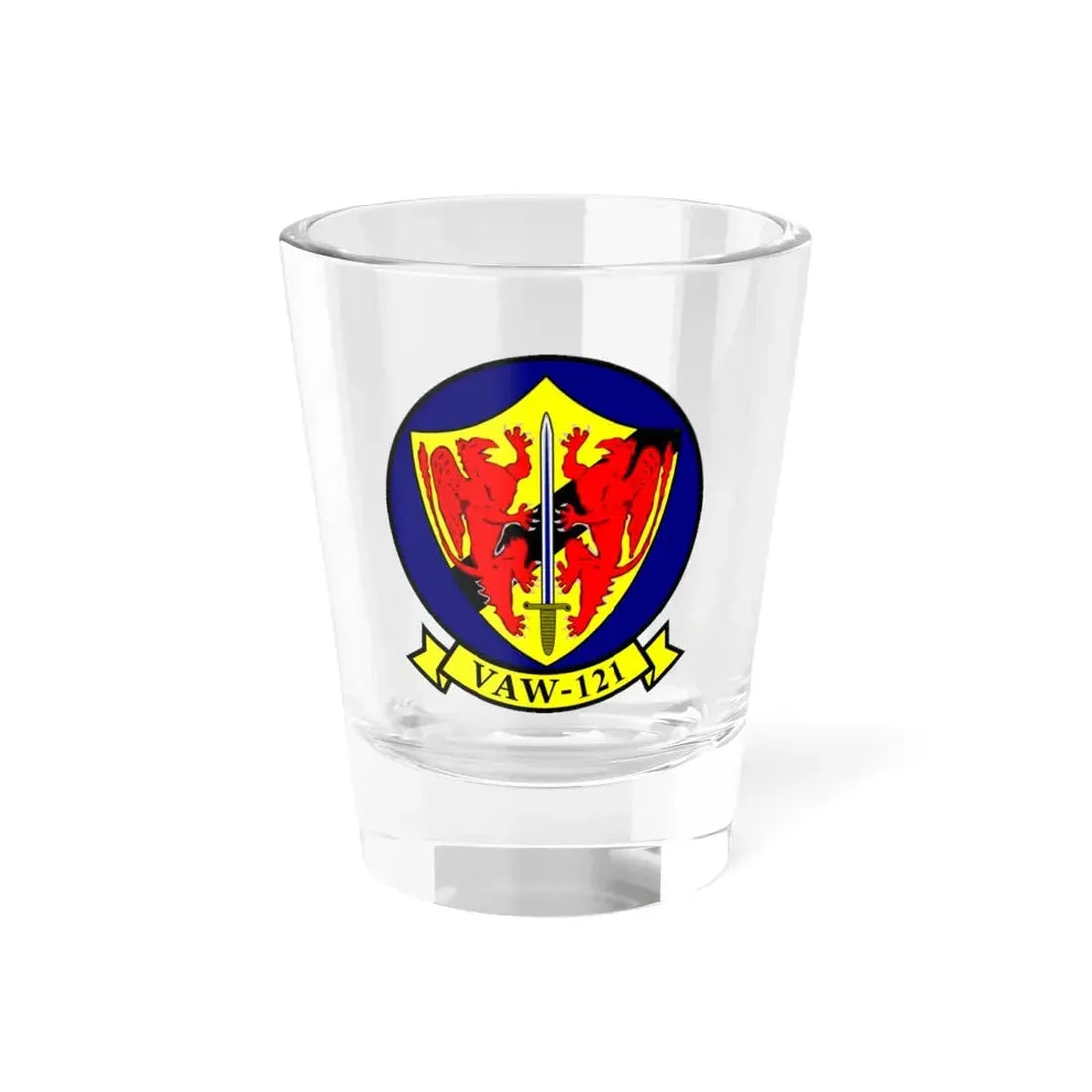 VAW 121 (U.S. Navy) Shot Glass 1.5oz 1.5oz - Go Mug Yourself